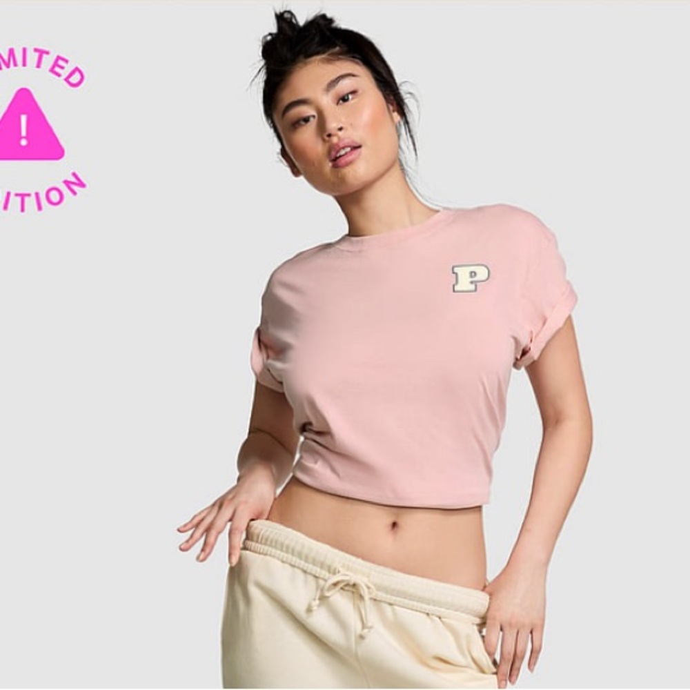 🔥🔥VS Pink Friday Ltd Edition short sleeve campus tee sz XXL NWT - Picture 3 of 7